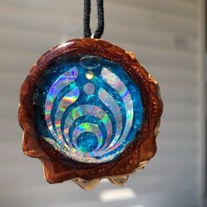 Bassnectar Bassdrop Pineal Pinecone Necklace